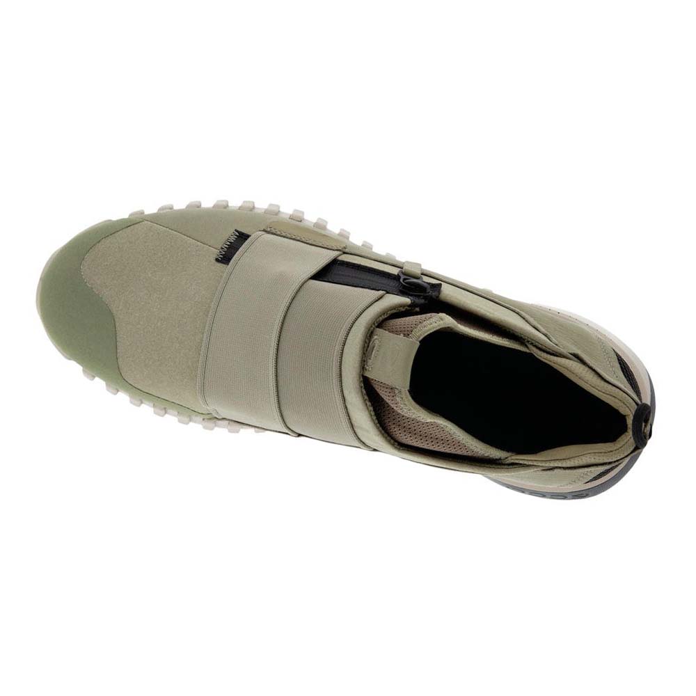 Férfi Ecco Zipflex Slip-on Tornacipő Olivazöld | HU 676DFM